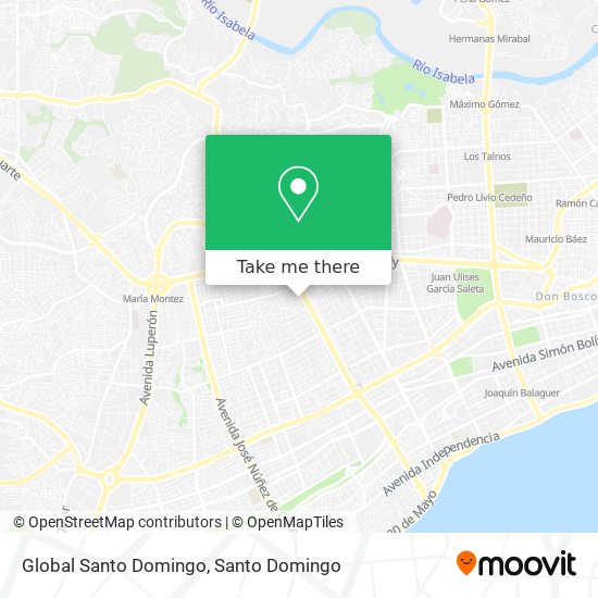 Global Santo Domingo map