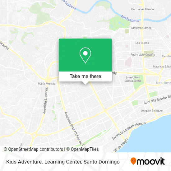 Kids Adventure. Learning Center map