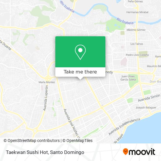 Taekwan Sushi Hot map