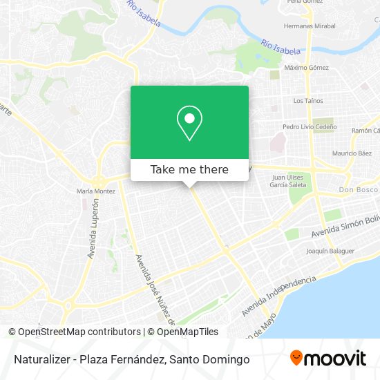 Naturalizer - Plaza Fernández map