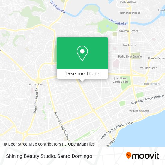 Mapa de Shining Beauty Studio