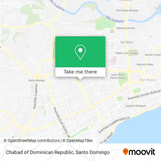 Chabad of Dominican Republic map
