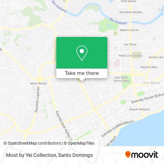 Most by Yei Collection map