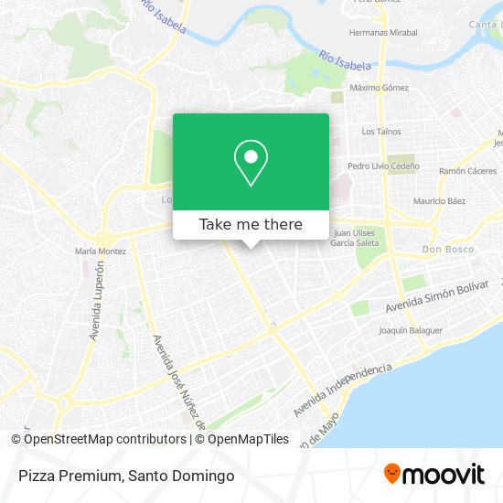 Pizza Premium map