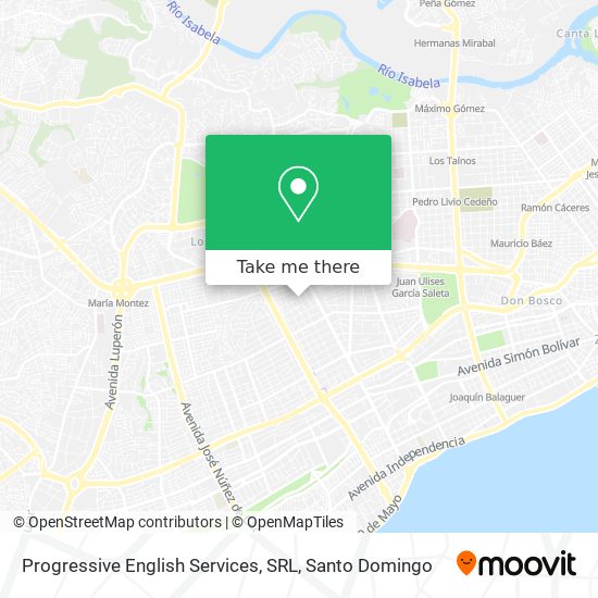 Mapa de Progressive English Services, SRL