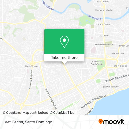 Mapa de Vet Center