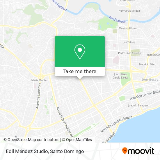 Edil Méndez Studio map