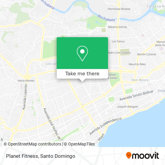 Planet Fitness map