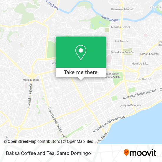 Baksa Coffee and Tea map