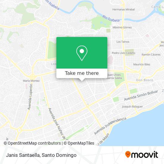 Janis Santaella map