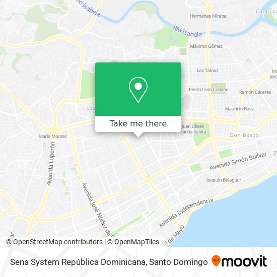 Sena System República Dominicana map
