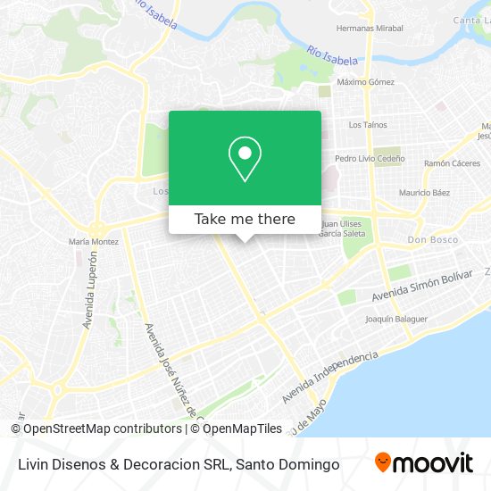 Livin Disenos & Decoracion SRL map