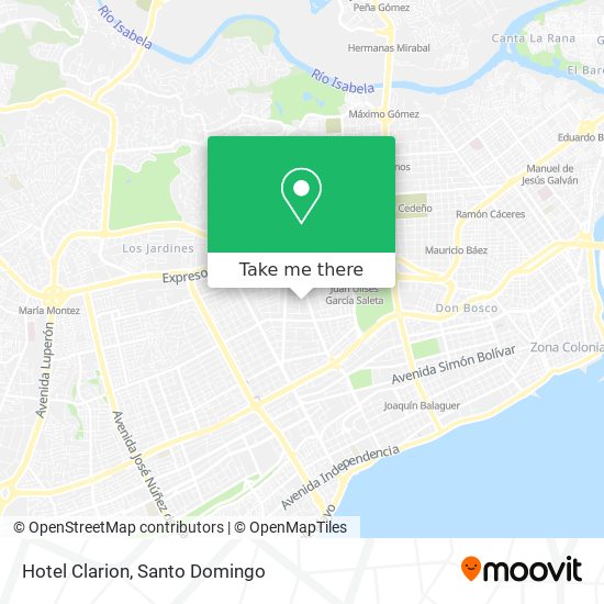 Hotel Clarion map