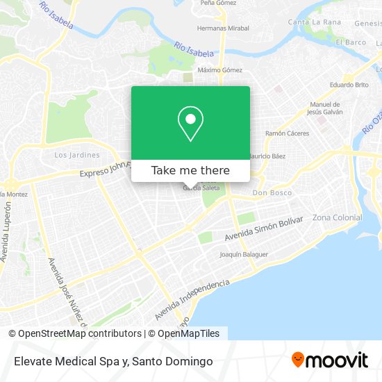 Mapa de Elevate Medical Spa y