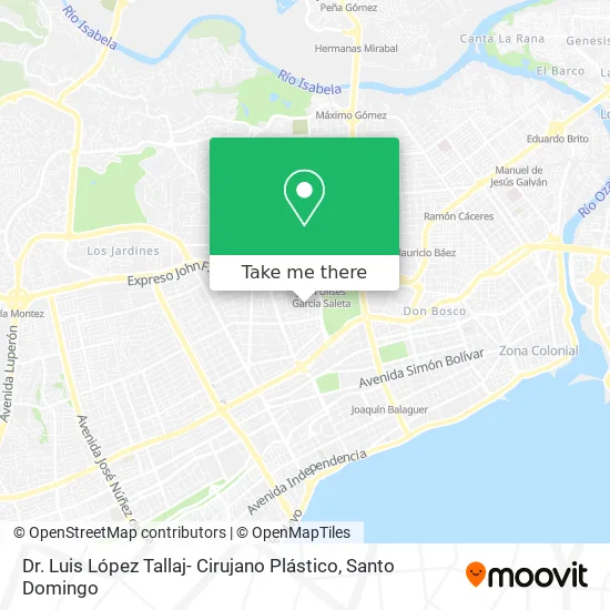 Dr. Luis López Tallaj- Cirujano Plástico map