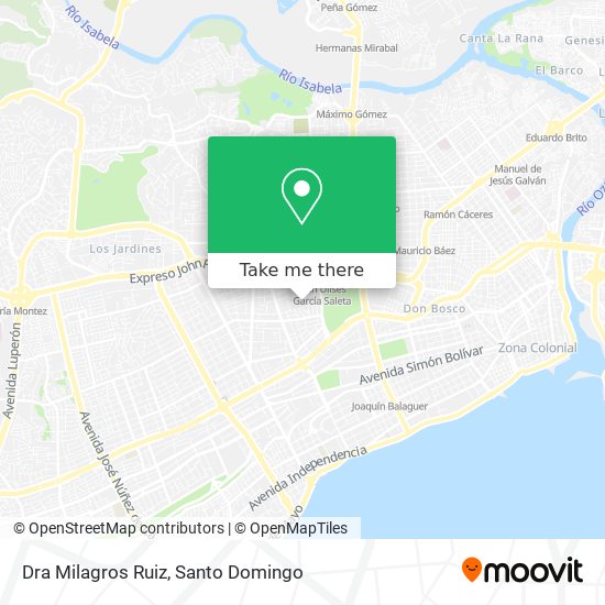 Mapa de Dra Milagros Ruiz