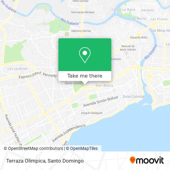 Terraza Olimpica map