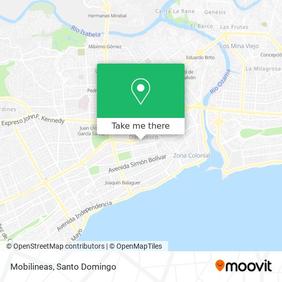 Mobilineas map
