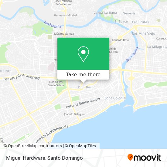 Miguel Hardware map