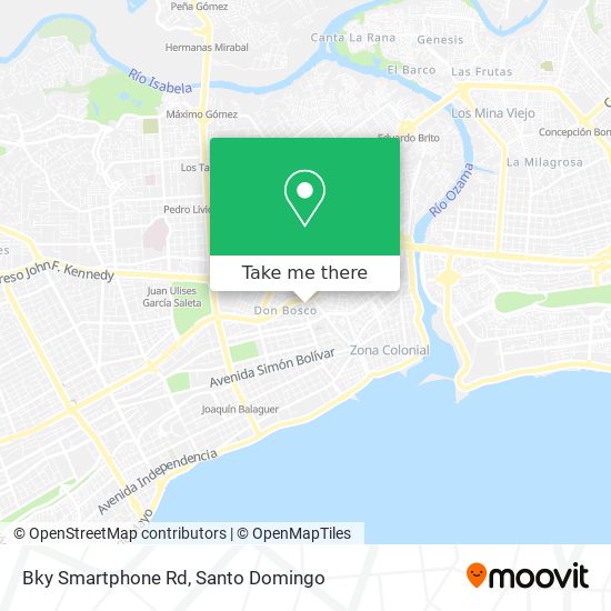 Bky Smartphone Rd map