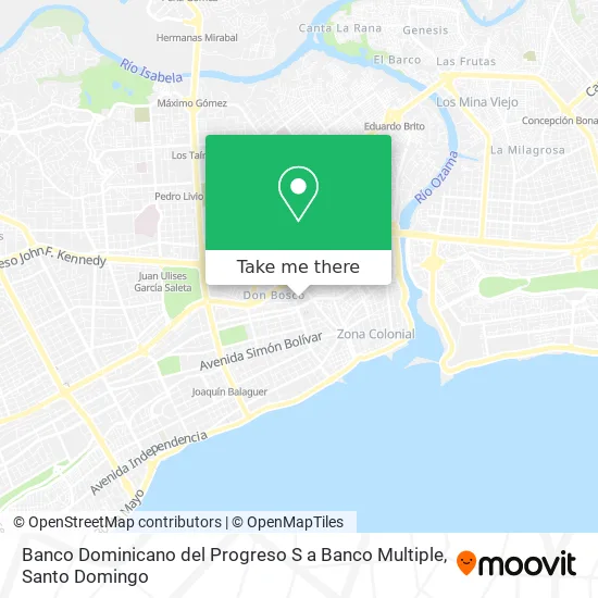 Banco Dominicano del Progreso S a Banco Multiple map