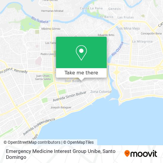 Emergency Medicine Interest Group Unibe map