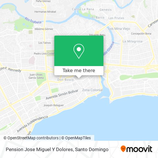 Pension Jose Miguel Y Dolores map