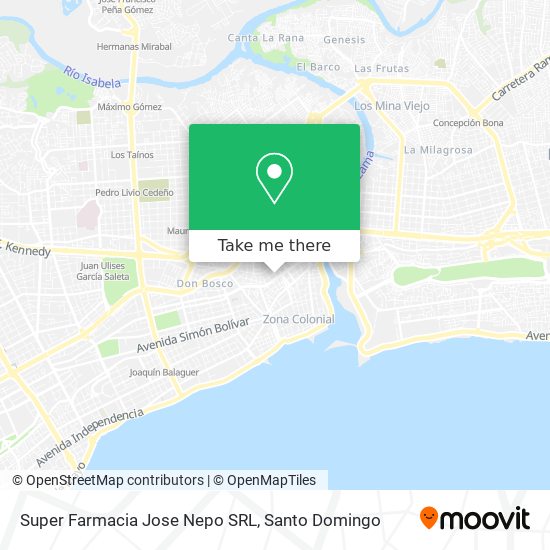 Super Farmacia Jose Nepo SRL map