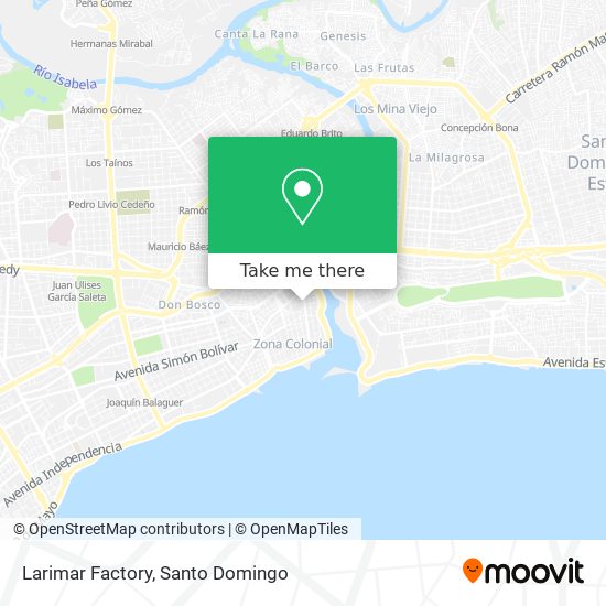 Larimar Factory map