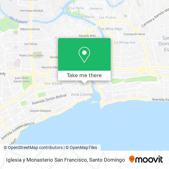 Iglesia y Monasterio San Francisco map