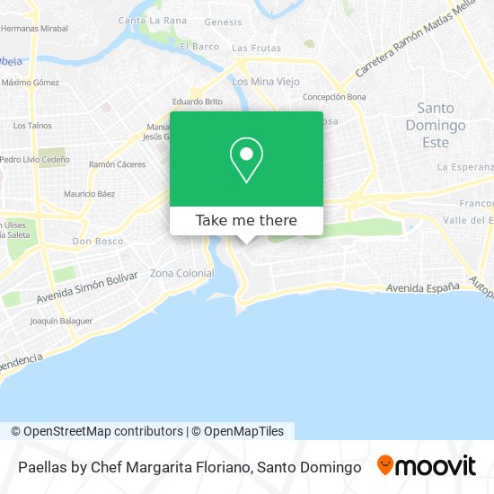 Paellas by Chef Margarita Floriano map