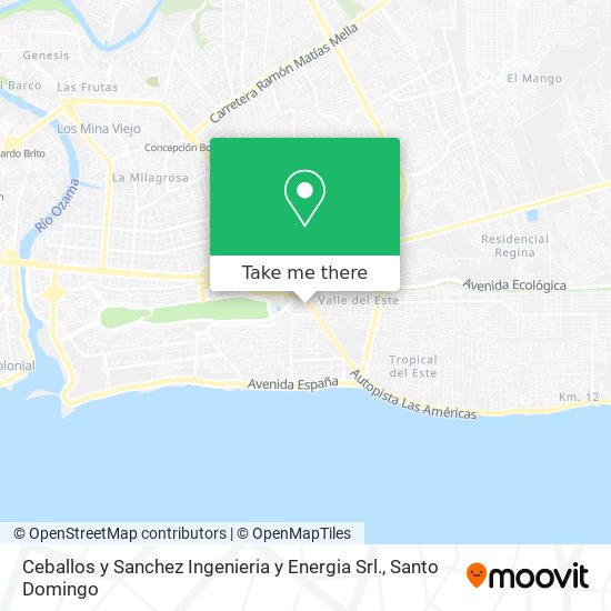 Ceballos y Sanchez Ingenieria y Energia Srl. map