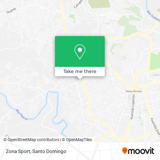 Zona Sport map