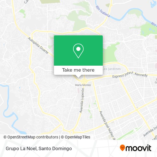 Grupo La Noel map