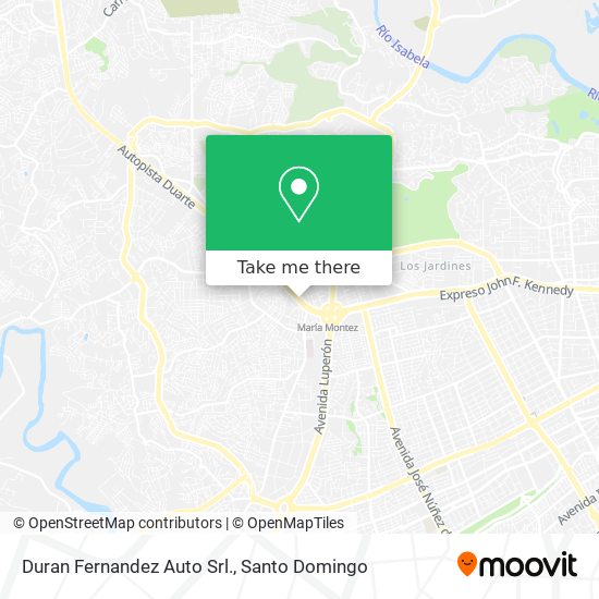Duran Fernandez Auto Srl. map