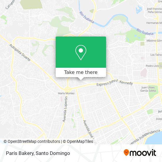 Mapa de París Bakery