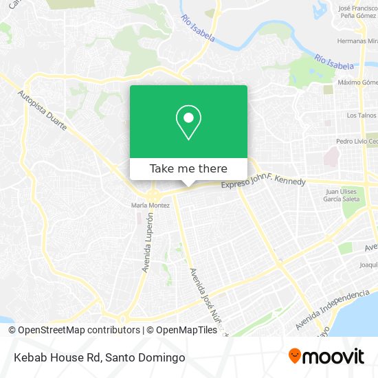 Kebab House Rd map