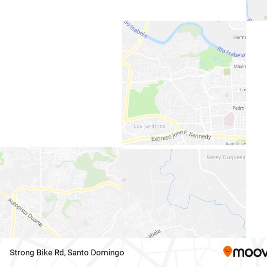 Strong Bike Rd map