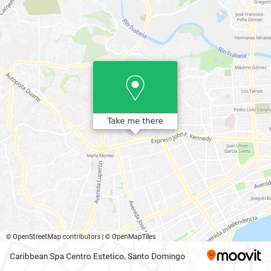 Caribbean Spa Centro Estetico map