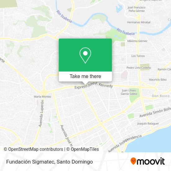 Fundación Sigmatec map
