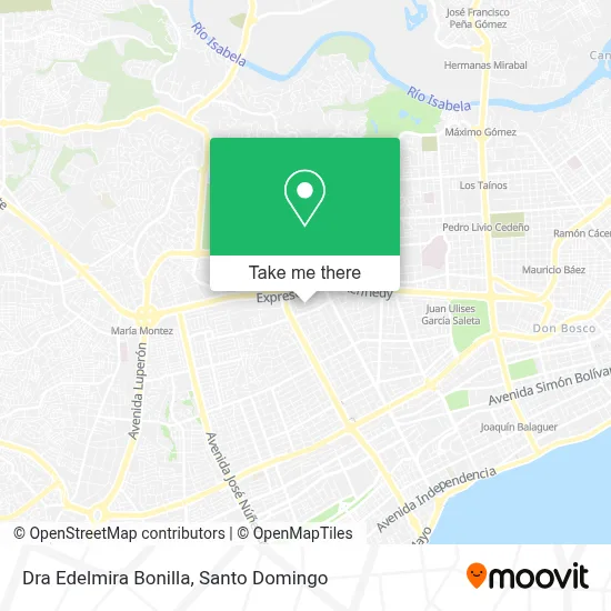 Mapa de Dra Edelmira Bonilla