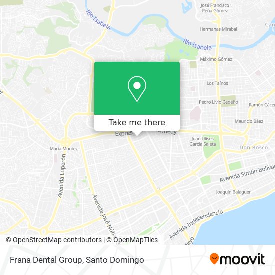 Frana Dental Group map
