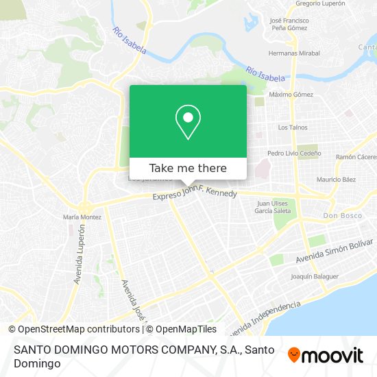 SANTO DOMINGO MOTORS COMPANY, S.A. map