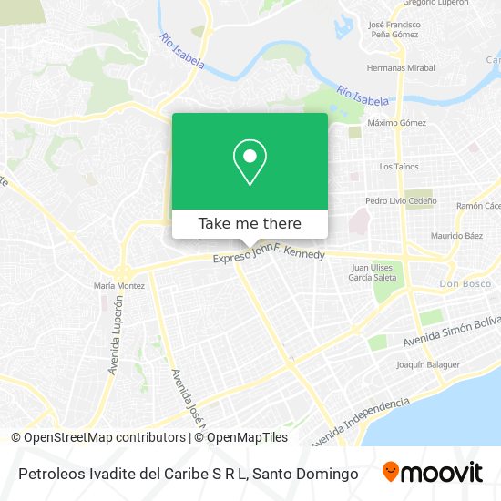 Petroleos Ivadite del Caribe S R L map