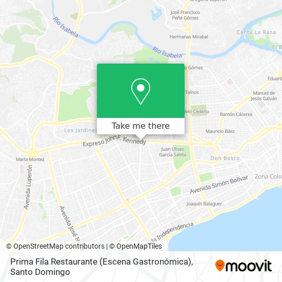 Prima Fila Restaurante (Escena Gastronómica) map