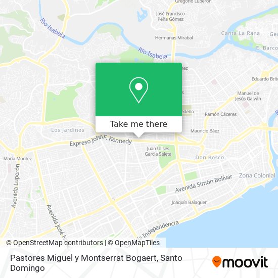 Pastores Miguel y Montserrat Bogaert map