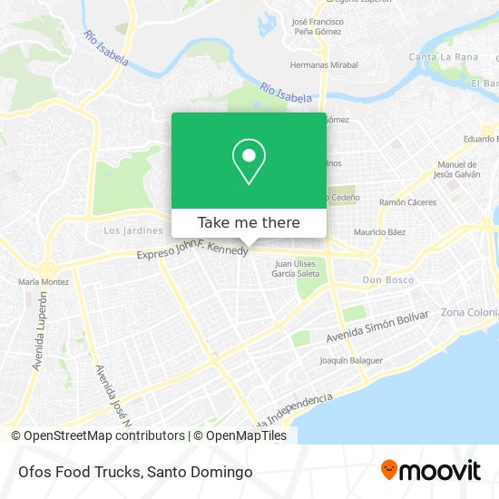 Ofos Food Trucks map