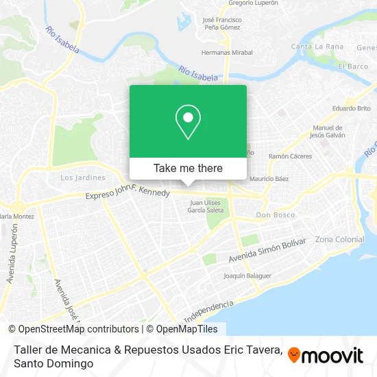 Taller de Mecanica & Repuestos Usados Eric Tavera map