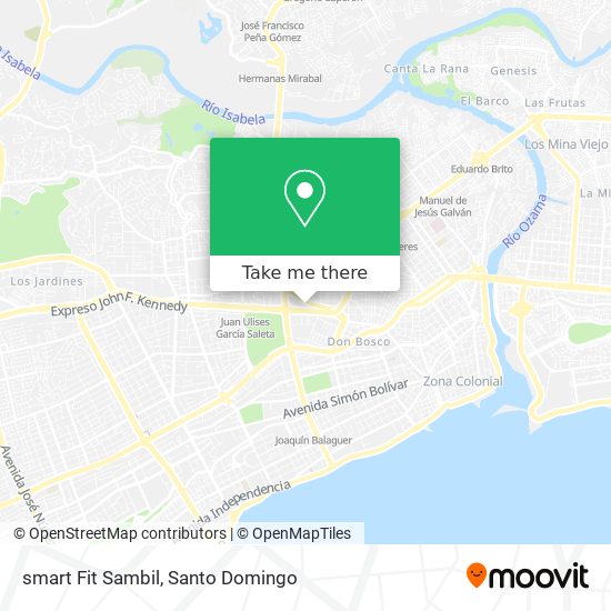 smart Fit Sambil map