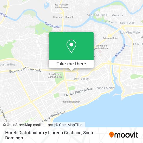 Horeb Distribuidora y Libreria Cristiana map